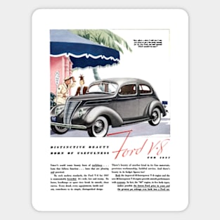 1936 FORD V8 - advert Magnet